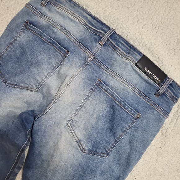 Hyper Denim Faded Jeans | 38"x32" - Picture 4 of 4